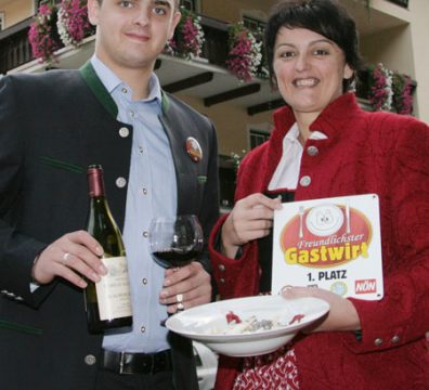 1. Platz als freundlichste Gastwirtin